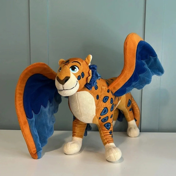 Disney Store Elena Avalor Skylar Jaquin Plush Flying Winged Jaguar. Size 15" - Picture 1 of 14